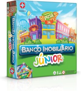 Jogo de Tabuleiro Banco Imobiliário Junior da Estrela