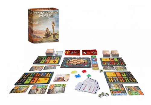 Terraforming Mars - Componentes do Jogo de Tabuleiro Terraforming Mars