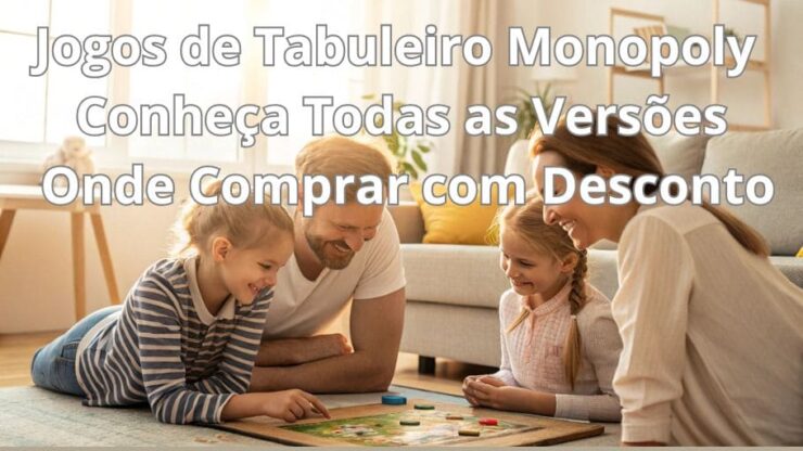 Jogos de Tabuleiro Monopoly Conheça Todas as Versões Onde Comprar com Desconto